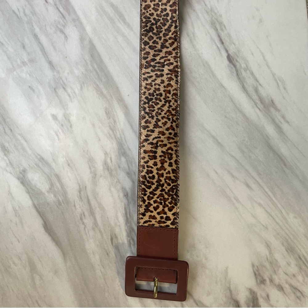 Cheetah print belt